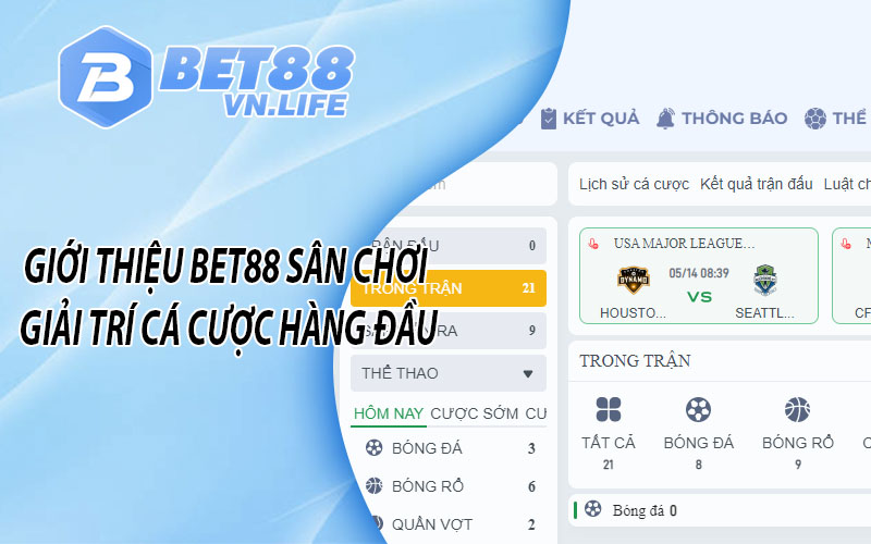 Giới thiệu BET88 sân chơi giải trí cá cược hàng đầu